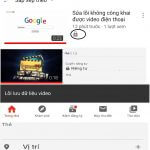 Hướng dẫn sửa lỗi đăng video không công khai trên điện thoại.